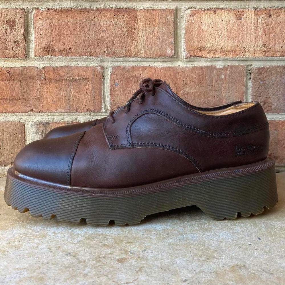 vintage dr. martens MIE 8639 cap toe platform envy oxfords